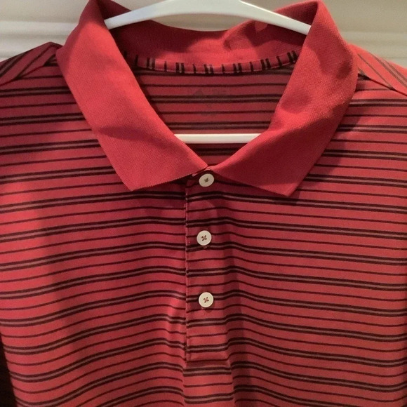 #156 Men’s Adidas Performance Dri Fit Polo Sz XL - Picture 6 of 7